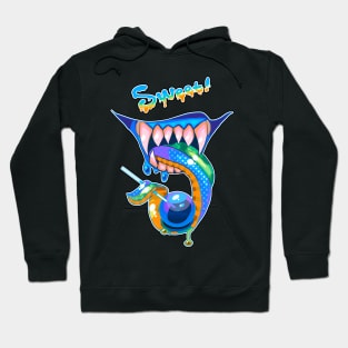 Sweet! Neon Candy Mouth Hoodie